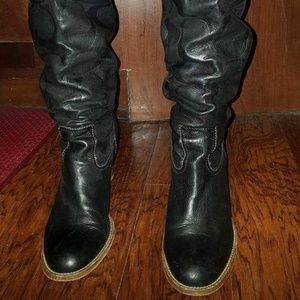 Black Signature Coach Boots